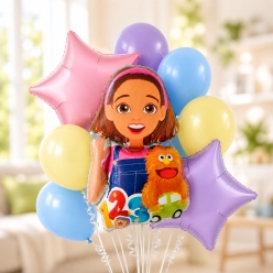 Ms Rachel Deluxe Balloon Bouquet